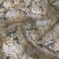 Pure Silk Organza Printed Fabric