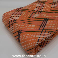 Cotton Slub Printed Fabric