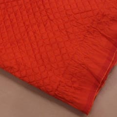 Orange Quilted Taffeta