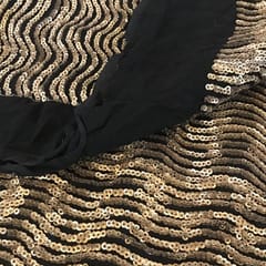 Georgette Sequins(70 Cm Cut Piece)