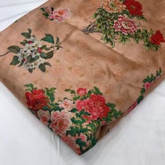 Jacquard Silk Digital Printed Fabric