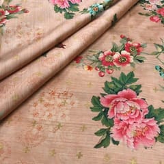 Jacquard Silk Digital Printed Fabric