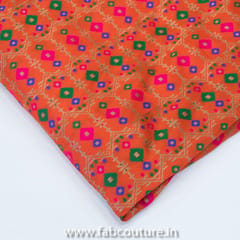 Jacquard Silk fabric