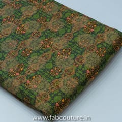 Jacquard Silk Digital Printed Fabric