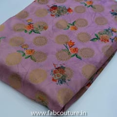 Jacquard Silk Digital Printed Fabric