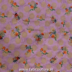 Jacquard Silk Digital Printed Fabric