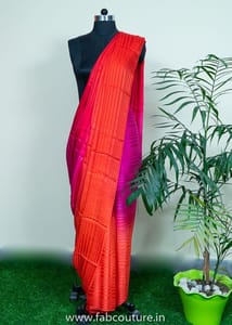 Ombre Color Satin Saree