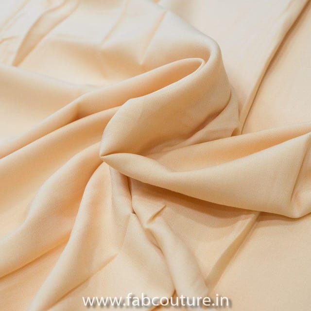 Fawn Color Butter Silk fabric