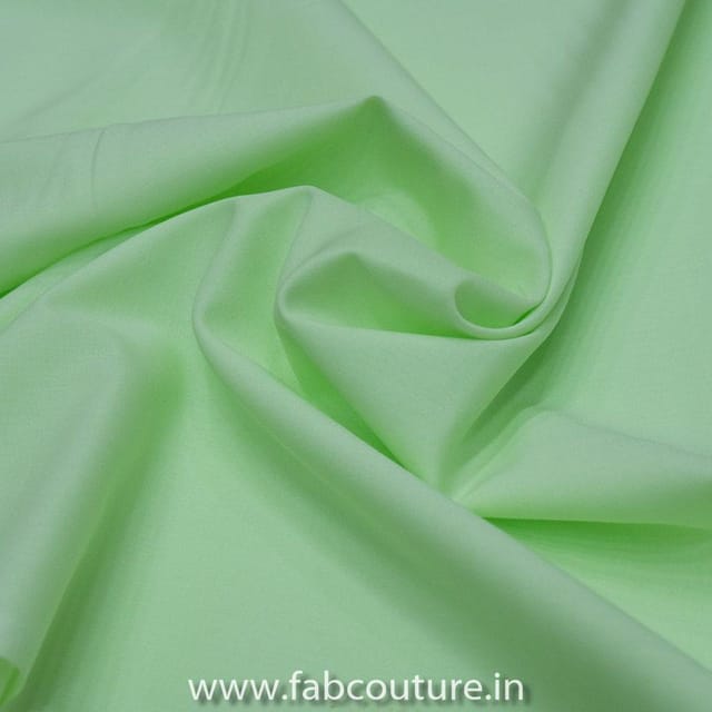 Mint Green Cotton Cambric fabric