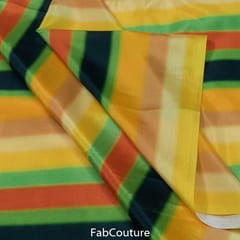 Multi Colour Chiffon Digital Printed Fabric