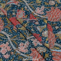 Multi Colour Poly Georgette Digital Printed Fabric