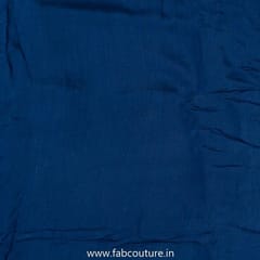 Blue Color Viscose Muslin fabric