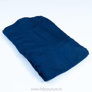 Blue Color Viscose Muslin fabric