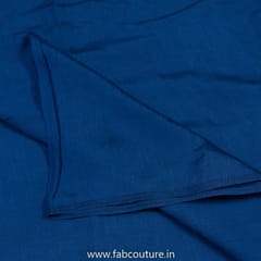 Blue Color Viscose Muslin fabric