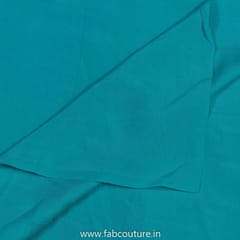 Firozi Color Viscose Muslin fabric