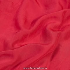 Red Color Viscose Muslin fabric