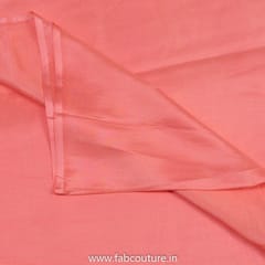 Peach Color Viscose Muslin fabric