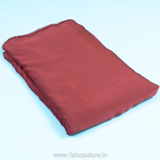 Rust Marina Satin fabric