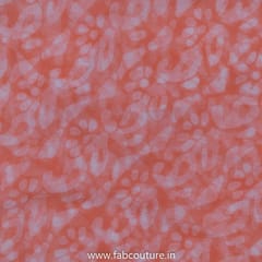 Peach Color Chiffon Zari Border Batik Dupatta