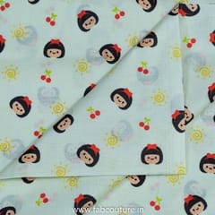 Quirky Cotton Cambric Digital Printed Fabrics