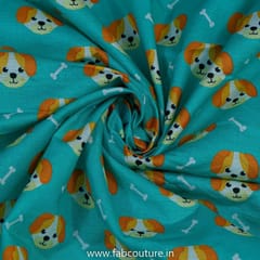 Quirky Cotton Cambric Digital Printed Fabrics