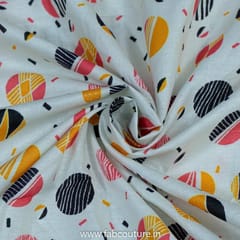 Quirky Cotton Cambric Digital Printed Fabrics