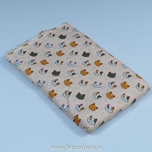 Quirky Cotton Cambric Digital Printed Fabrics