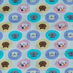 Quirky Cotton Cambric Digital Printed Fabrics