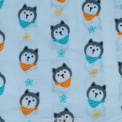 Quirky Cotton Cambric Digital Printed Fabrics