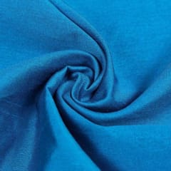 Blue Color Polyester Raw silk fabric