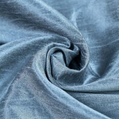 Grey Color Polyester Raw silk fabric