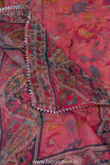 Muslin Printed Suit With Shantoon Bottom And Pure Chiffon Printed Dupatta