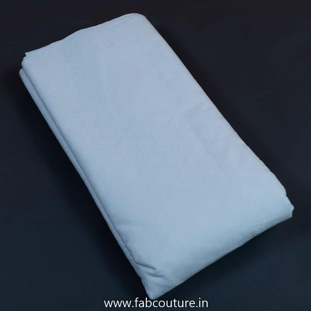 White Color Self Cotton Dobby fabric