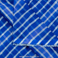 Poly Organza Lehriya Printed Fabric