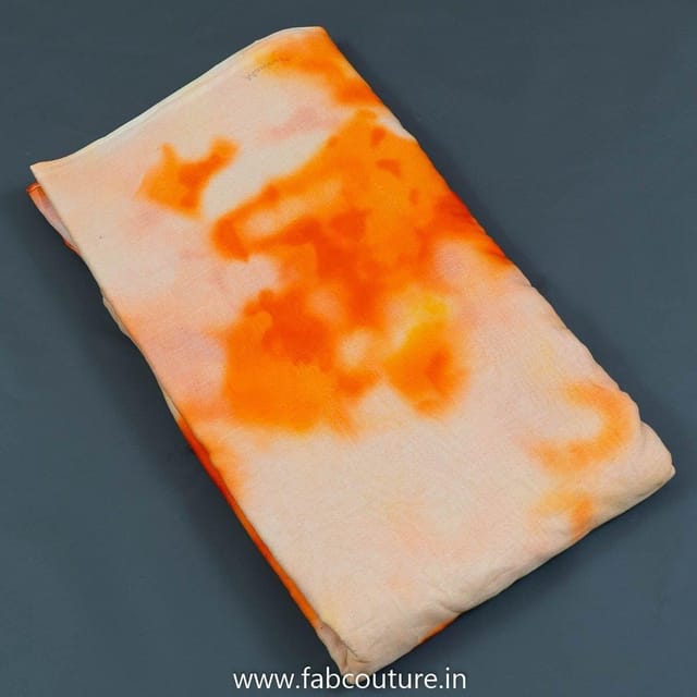 Pure Mal Cotton Digital Tie and Dye Printed Fabric