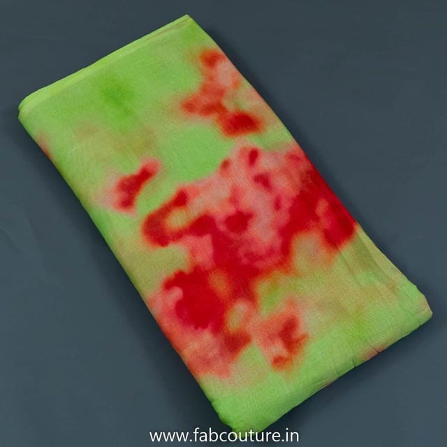 Pure Mal Cotton Digital Tie and Dye Printed Fabric