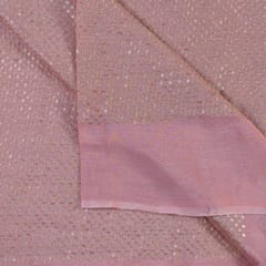 Gajree Color Chinon Chiffon Sequins Embroidered Fabric