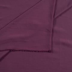 Wine Color Double Georgette Lycra fabric