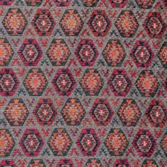 Mehendi Color Chanderi Zari Digital Printed Fabric