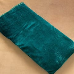 Peacock Green Silk Velvet fabric