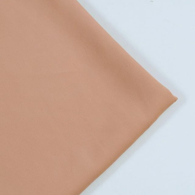 Peach Color BSY Crepe Spandex fabric