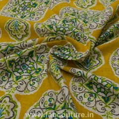 Dazzle Cotton Slub Printed Fabric