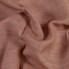 Light Brown Pure Linen 60Lea fabric