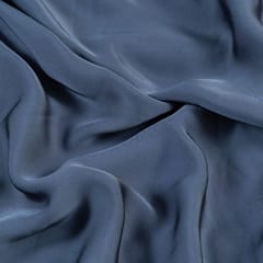 Navy Blue color Marina Satin fabric