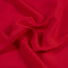 Dark Red Color Marina Satin fabric