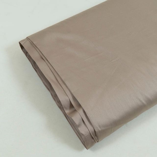 Khaki Color Zara Cotton Silk fabric