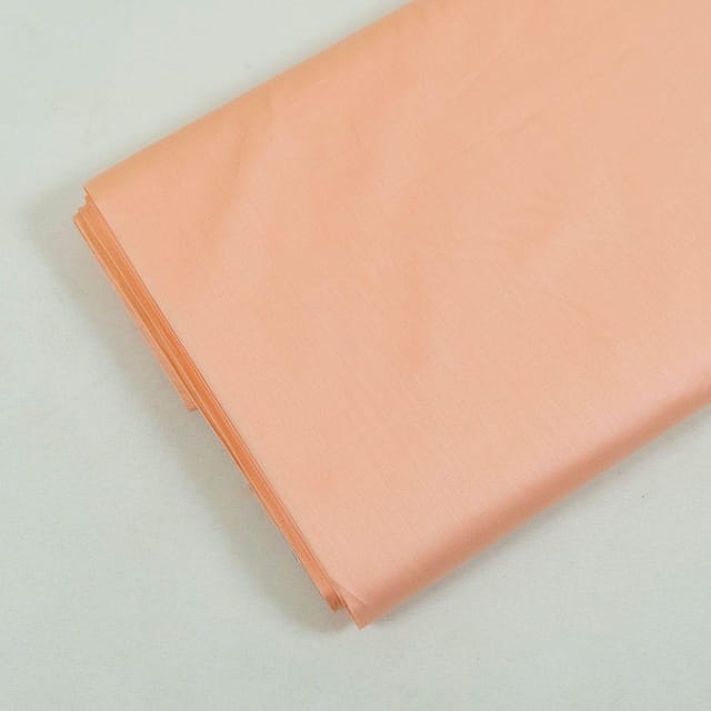 Peach Color Zara Cotton Silk fabric