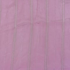 Chiffon Zari Strips with Sequin line fabric