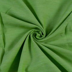 Parrot Green Color Rayon Slub fabric