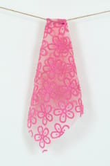 Dyeable Organza Embroidered Fabric